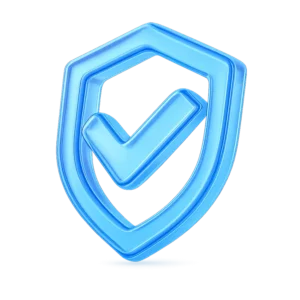 Escudo com selo de aprovação